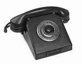 bakelite telephone with spining dial