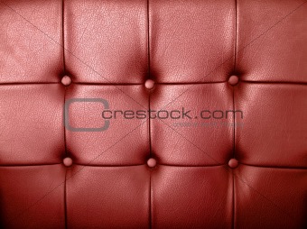 Red leather background