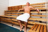 Relaxing in Sauna