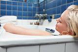 Woman in Relaxing Bath