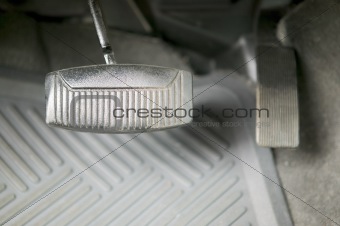 Gas and brake pedal, automobile, concept photography