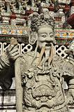 Statue of a man in Wat Arun