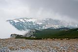 View at alpine mountain peaks - Raxalpe