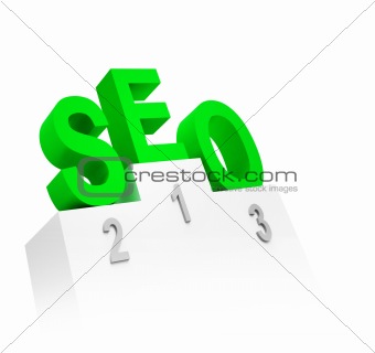 letters SEO on the pedestal