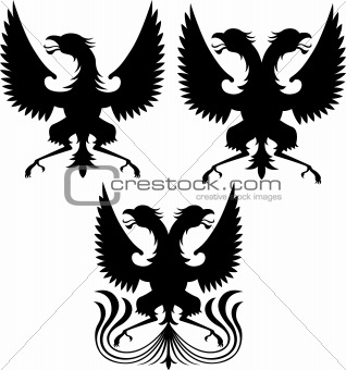 heraldic eagle crest