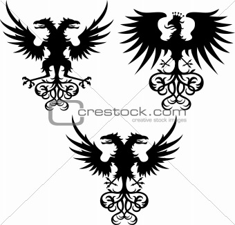 heraldic eagle crest