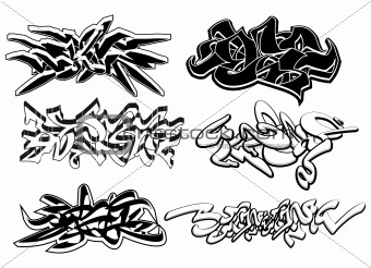 Graffiti elements set 1