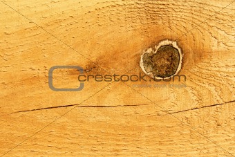 Knot on the fresh new wooden board 