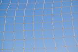 Soccer goal net, concept photography