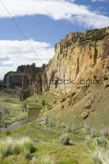 Smith Rock State Park in Oregon USA, nature stock photography