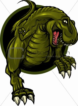 Dinosaur mascot