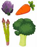 Set of vegetables 1