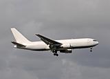 White cargo jet