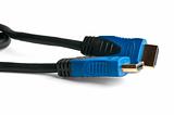 blue HDMI connectors