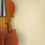 abstract grunge music background with violin