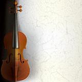 abstract music background with violin