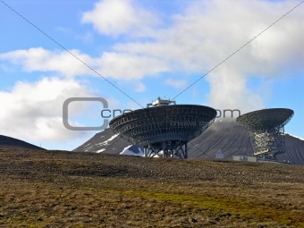Svalbard parabola antenna