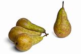 four pears conference on a white background
