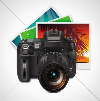 Vector camera and photos XXL icon