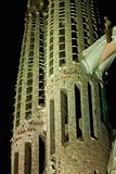 Facade of the Sagrada Familia in Barcelona