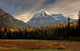 Mount Robson in autumn