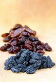 dried fruits - raisins, cherries and dates