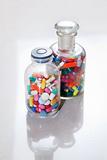 Medical drugs in a bottle