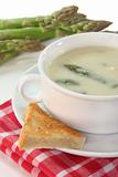 Asparagus cream soup