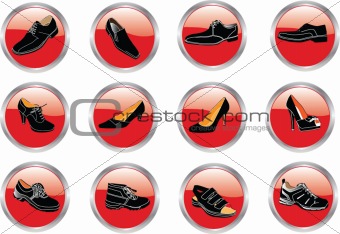 footwear collection in button