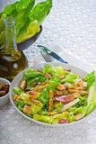 fresh homemade Caesar salad