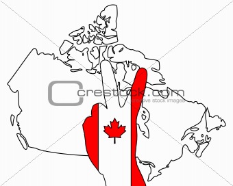 Canadian hand signal