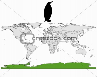 Emperor penguin range