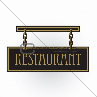 restaurant sign