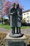 Brother Grimm sculpture in Kassel, Germany