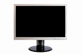Computer monitor isolated on white (with clipping paths)