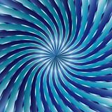 Blue spiral vortex