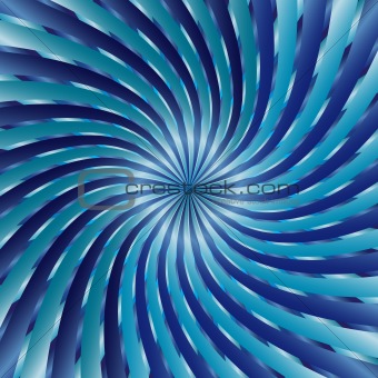 Blue spiral vortex