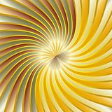 Gold spiral vortex