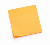 Orange post-it notes