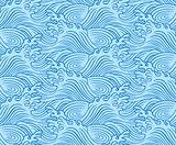 seamless ocean wave pattern