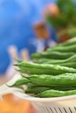 Fresh Raw Green Beans in Strainer