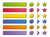 Funny color Buttons and arrows