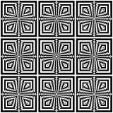 Seamless geometric op art pattern.