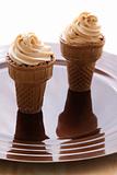 Ice cream cone cupcake
