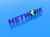 Global Network with World Globe