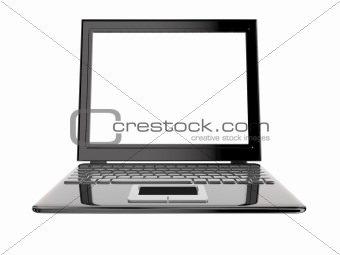 3d notebook isolated