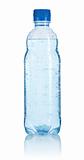 Plastic bottle of water isolated