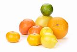 mix of colorful citrus fruit