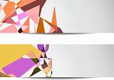 Abstract banners