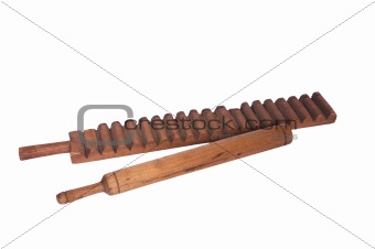 old wooden instruments to washing